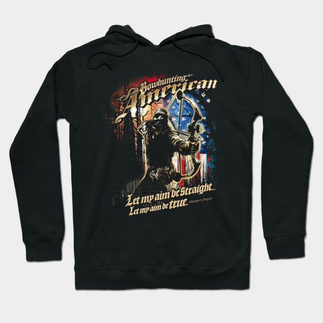 Big BOWHUNTER Hoodie by teepublickalt69